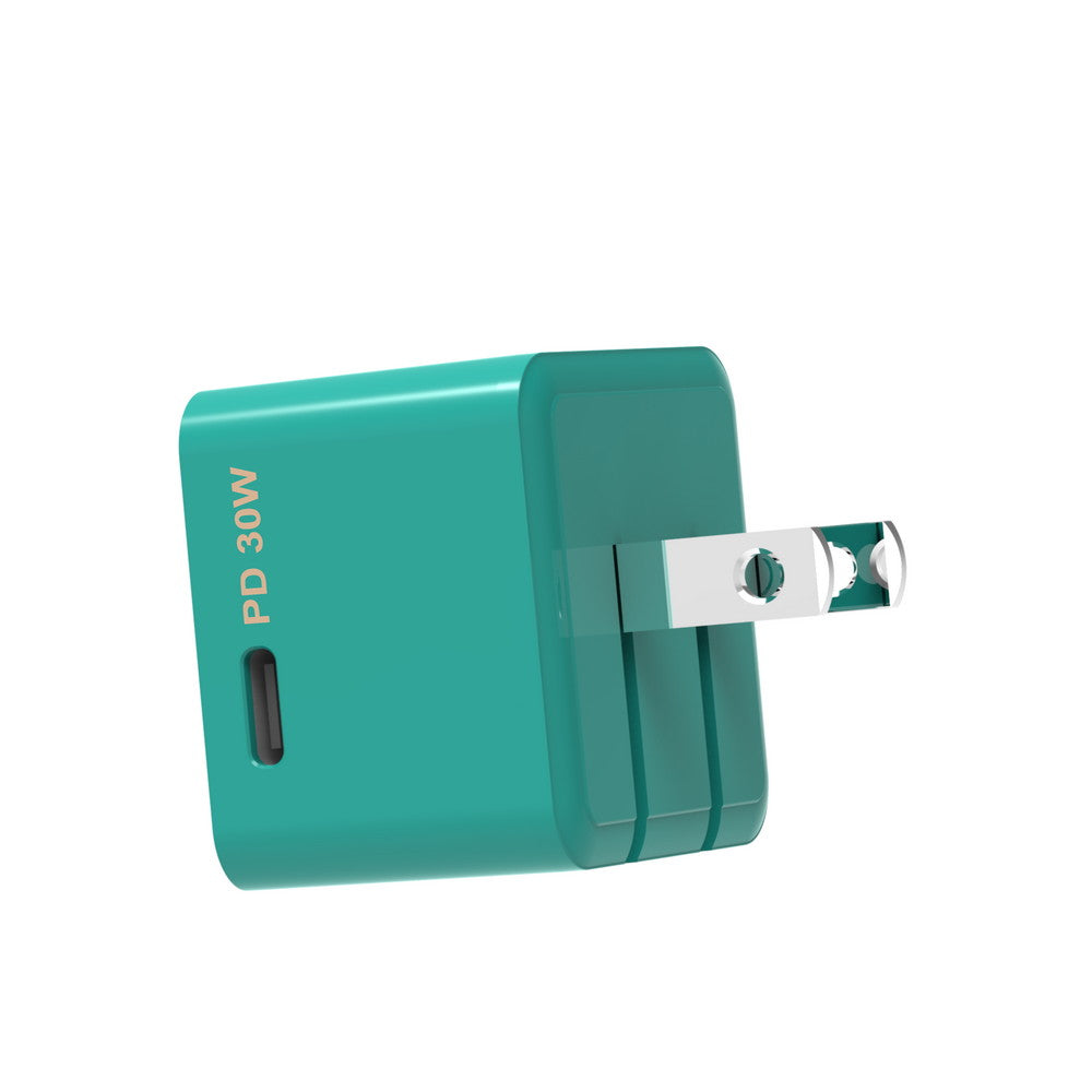 PortoUno - 30W Fast Charging, Side USB-C Port, Foldable Wall Adapter